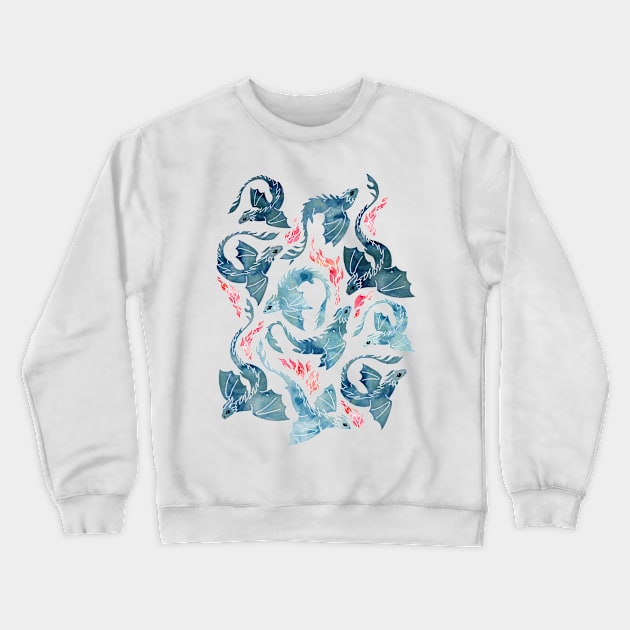 Dragon fire Crewneck Sweatshirt by adenaJ